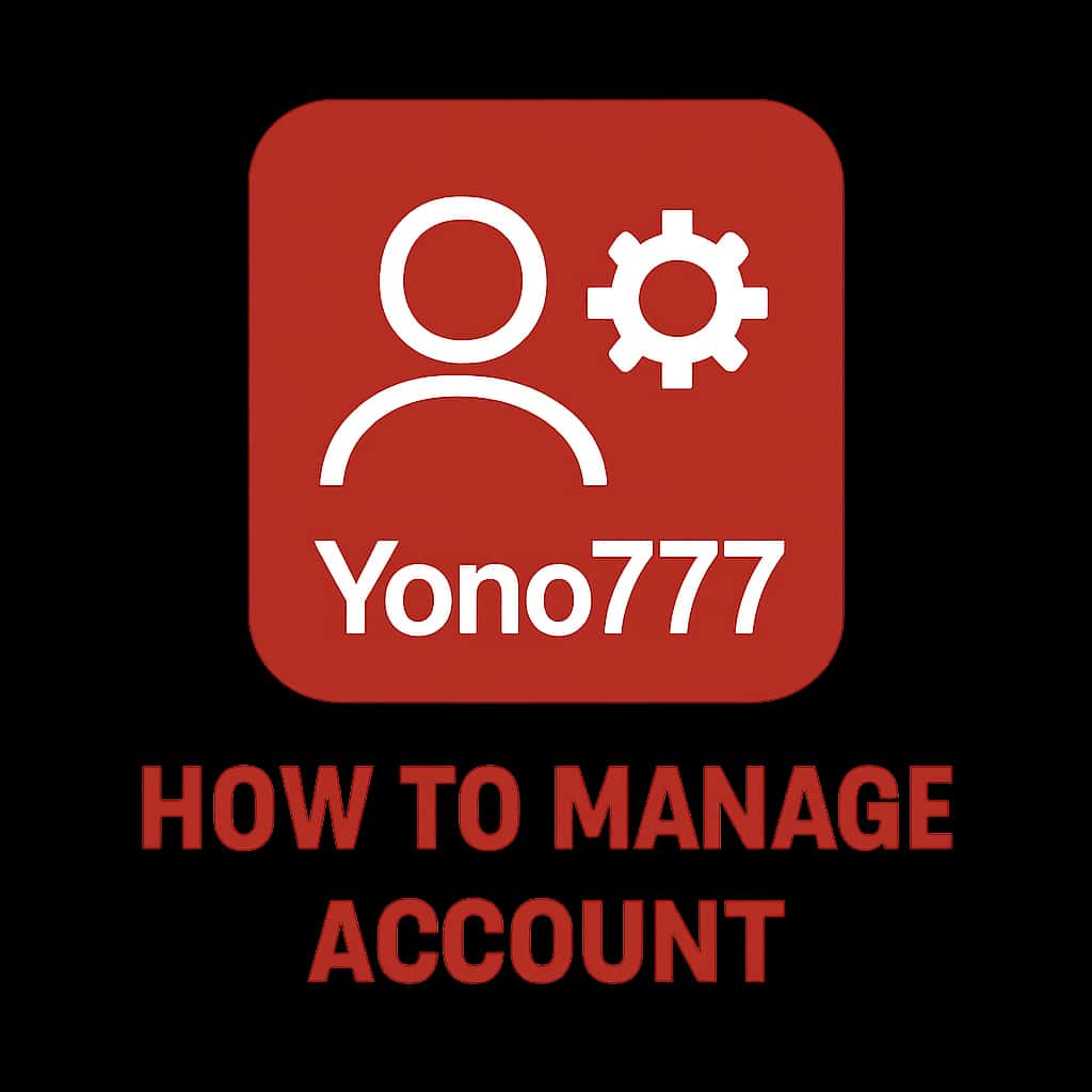 Icon representing account management for Yono777.