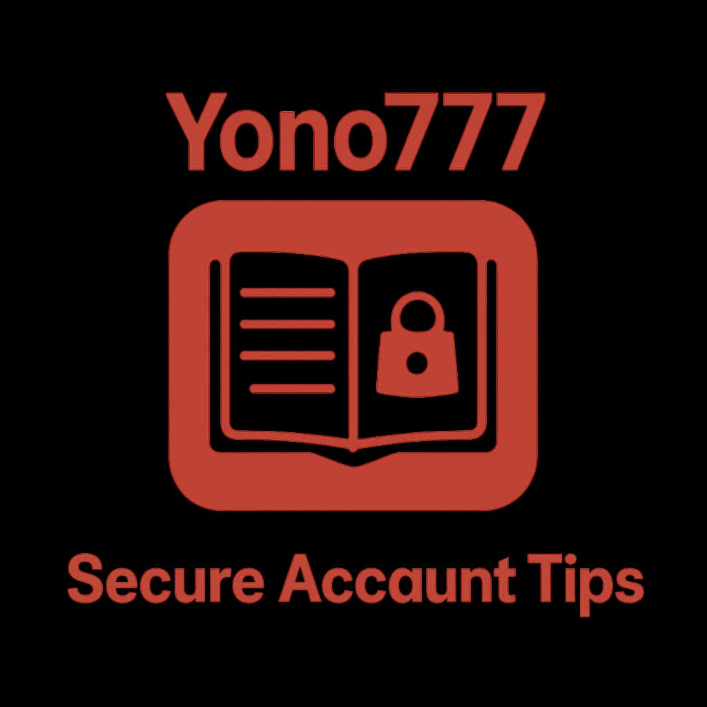 Icon representing secure Yono777 account guidance.
