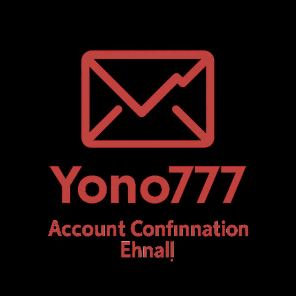 Icon for Yono777 Account Confirmation Email guidance.