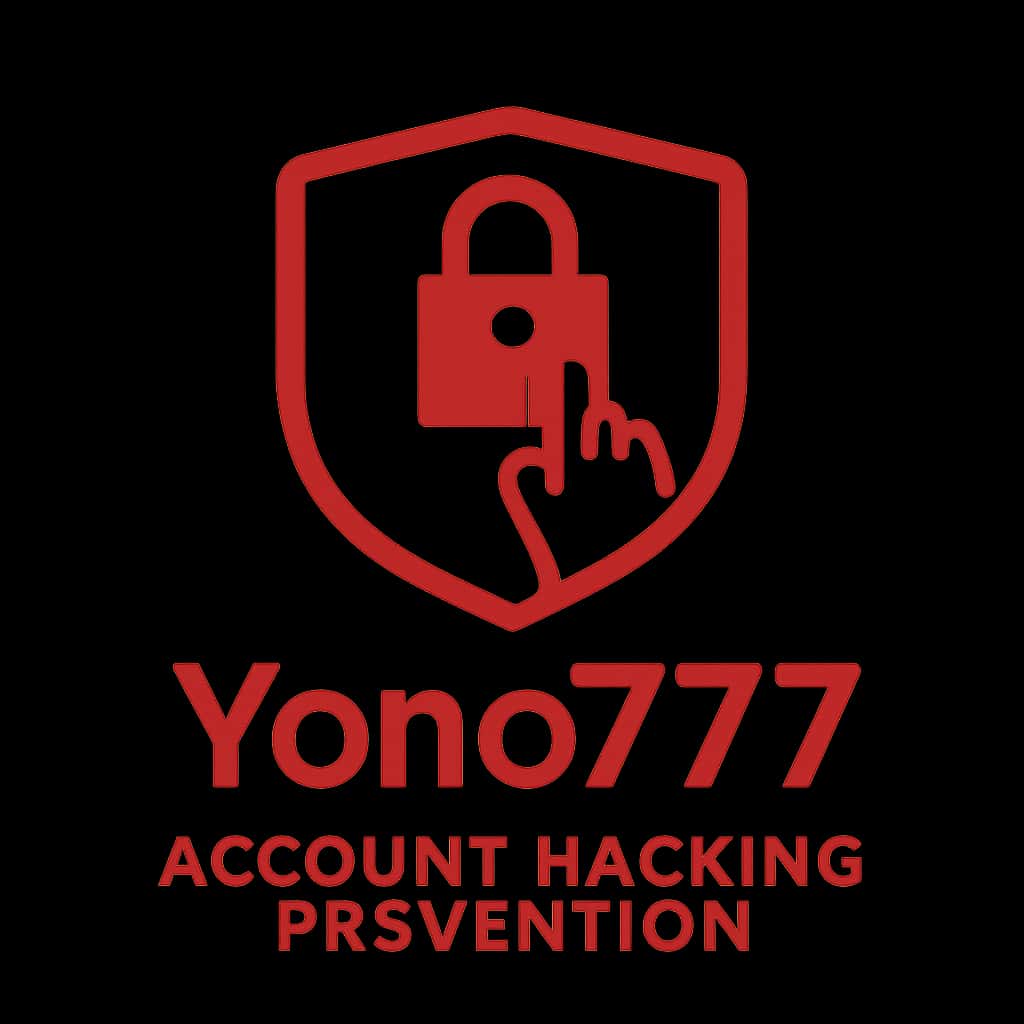 Badge concept for Yono777 account hacking prevention.