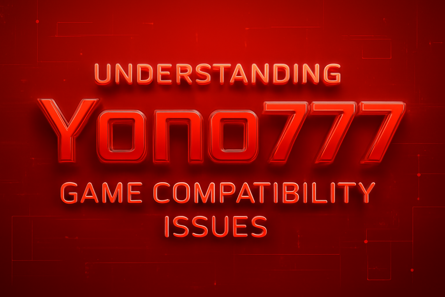 Informational scene illustrating the use of Yono777 username.