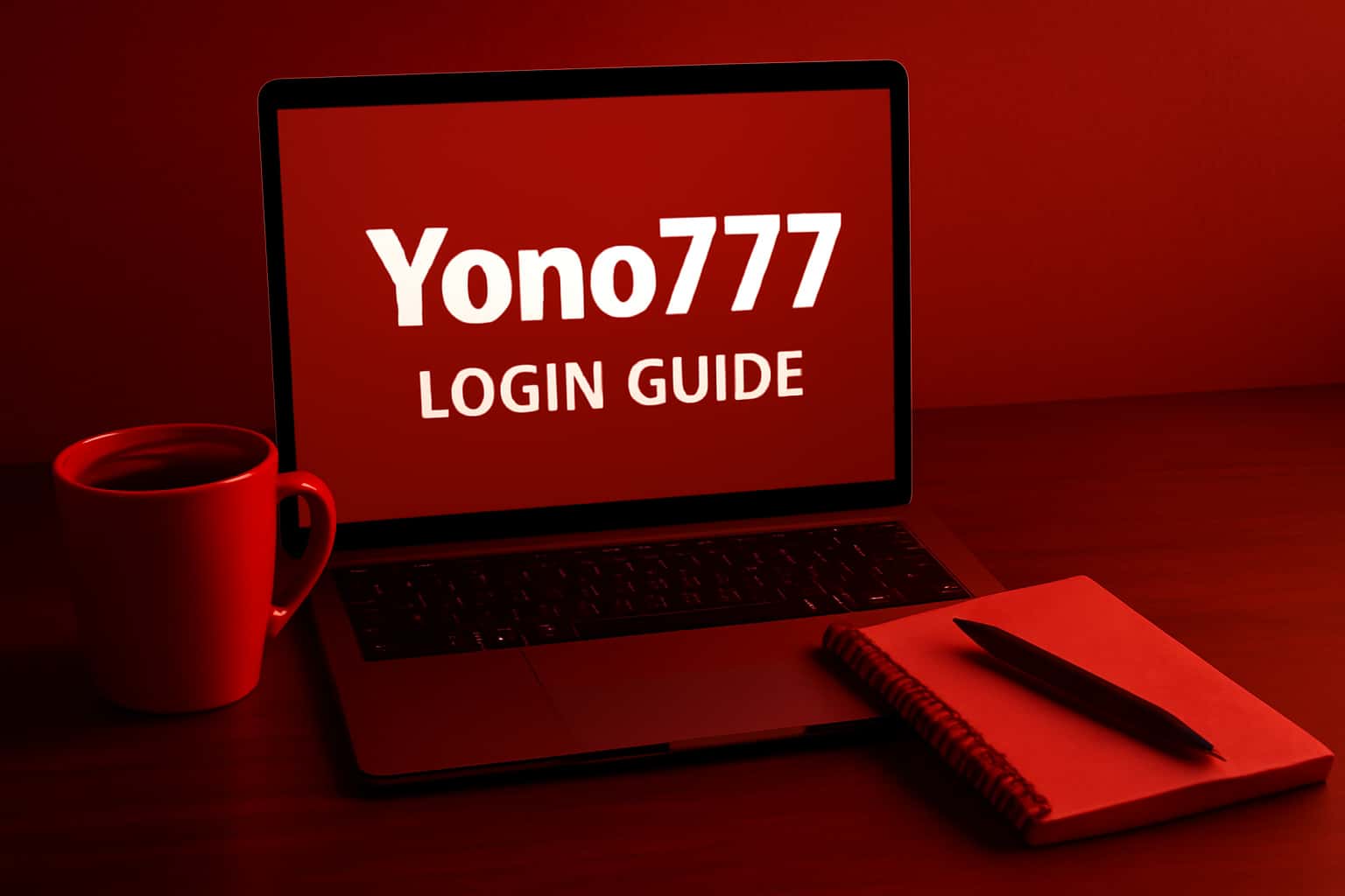 An informative graphic illustrating the Yono777 login process.