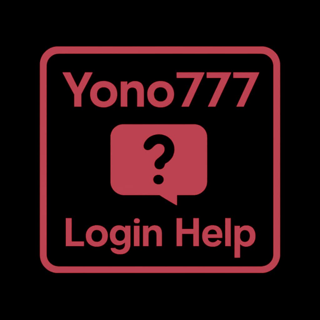 An emblematic representation of Yono777 Login Help.