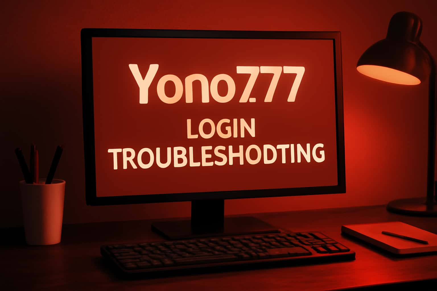 An informative visual representation of Yono777 login troubleshooting, showcasing the process of resolving login issues.
