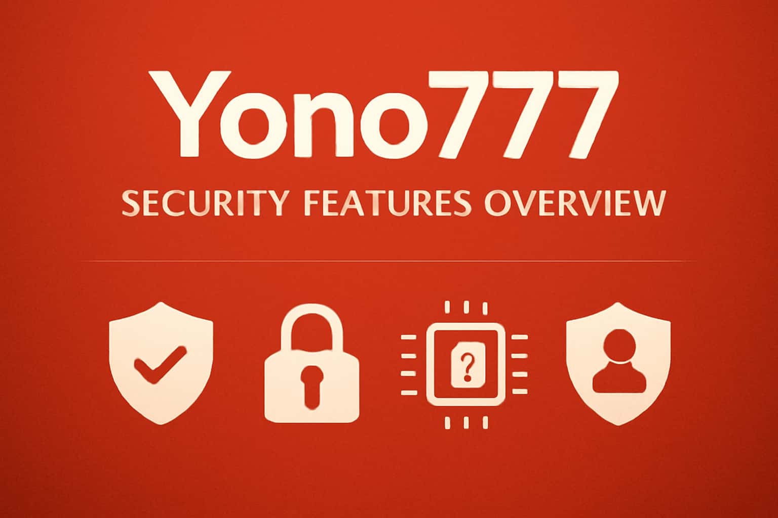 A visual representation of Yono777 security features, highlighting safety and technology.
